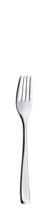 Hepp 12x Kuchengabel (Versilbert), Serie: MEDAN, Länge: 159mm