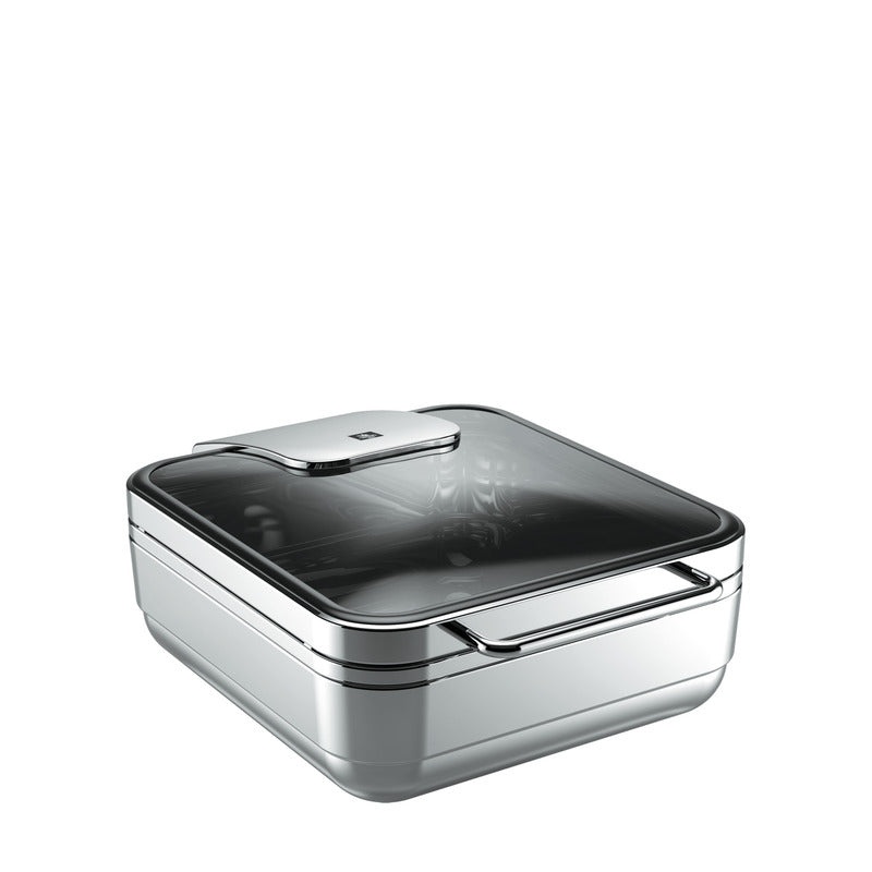 Hepp Chafing Dish (GN2/3), Edelstahl und Glas, Serie: EXCELLENT, 370x450x190mm