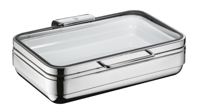Hepp Chafing Dish (GN1/1), Edelstahl und Glas, Serie: EXCELLENT, 650x370x240mm