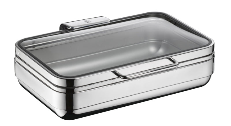 Hepp Chafing Dish (GN1/1), Edelstahl und Glas, Serie: EXCELLENT, 650x370x240mm