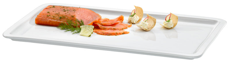 Hepp Porzellaneinsatz (GN1/1), Porzellan, Weiß, 530x325x20mm