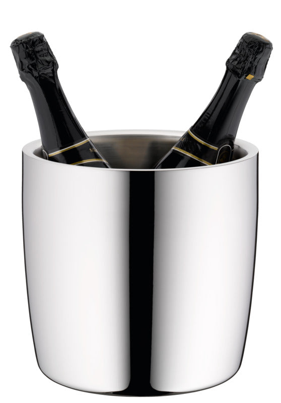 Hepp Champagnerkühler (Für 2 Flaschen), Edelstahl, Serie: VISION, Inhalt: 5,3L, Durchmesser: 216mm, Höhe: 205mm