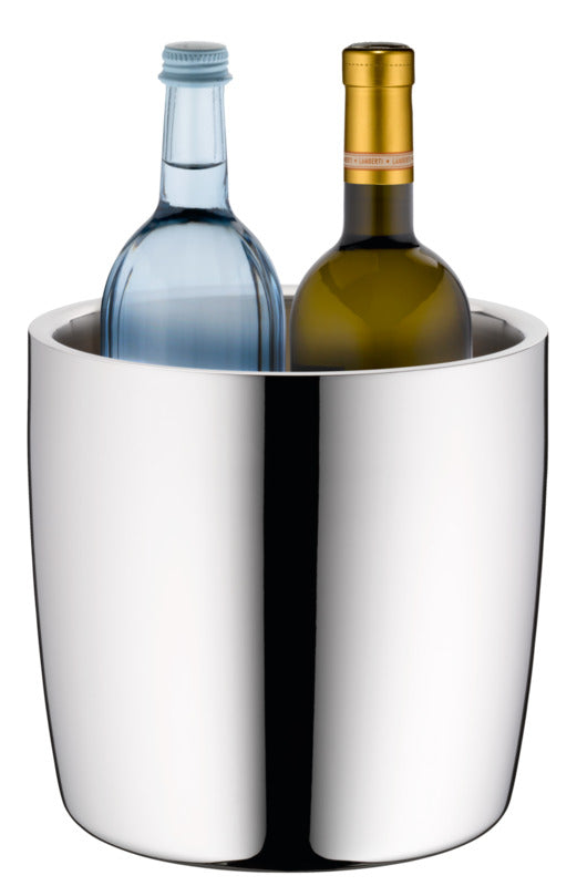 Hepp Champagnerkühler (Für 2 Flaschen), Edelstahl, Serie: VISION, Inhalt: 5,3L, Durchmesser: 216mm, Höhe: 205mm