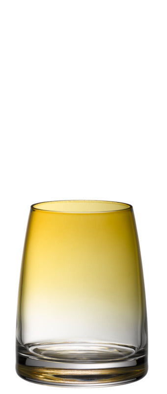 WMF 6x Wasserglas "15", Glas, Serie: DIVINE COLOR, Bernstein, Inhalt: 330ml