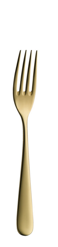 Hepp 12x Menügabel, Serie: CARLTON, Gold, Länge: 210mm