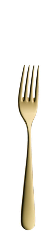 Hepp 12x Vorspeisen/Dessertgabel, Serie: CARLTON, Gold, Länge: 180mm