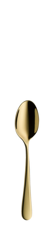 Hepp 12x Kaffeelöffel, Serie: CARLTON, Gold, Länge: 140mm