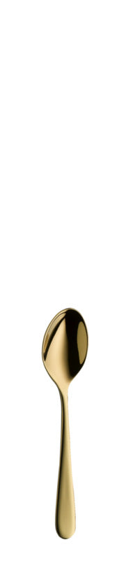 Hepp 12x Espresso-/Mokkalöffel, Serie: CARLTON, Gold, Länge: 110mm
