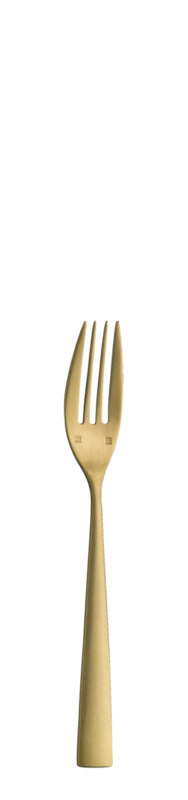 Hepp 1x Kuchengabel 4-z.ACCENT PVD Gold geb.