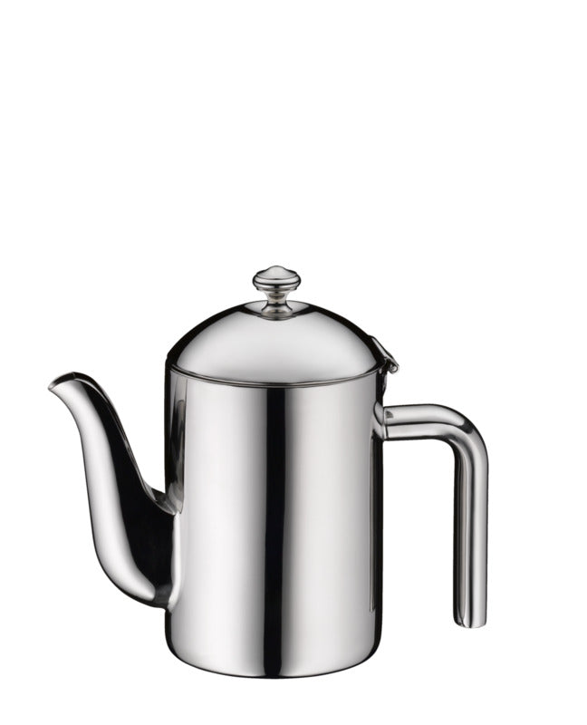 Hepp Teekanne (Doppelwandig) mit Sieb, Edelstahl, Inhalt: 600ml, Höhe: 166mm