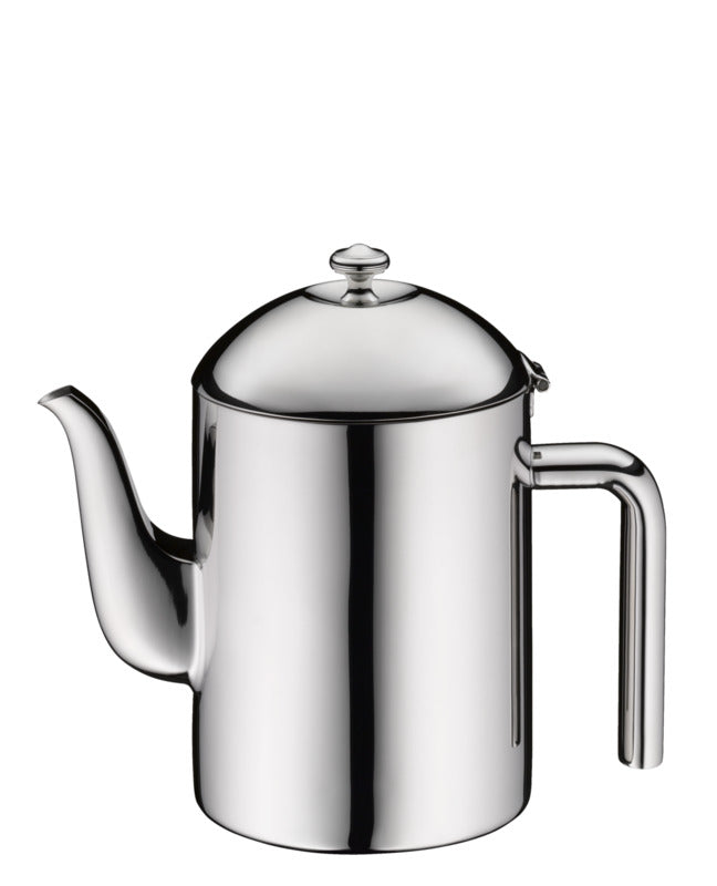 Hepp Teekanne (Doppelwandig) mit Sieb, Edelstahl, Inhalt: 1,2L, Höhe: 202mm