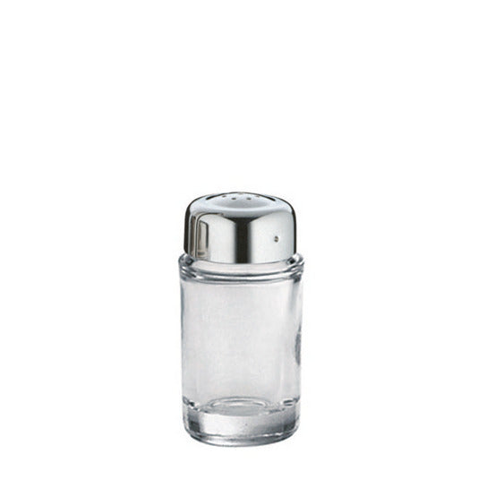 Hepp Pfefferstreuer, Glas und Edelstahl, Höhe: 76mm