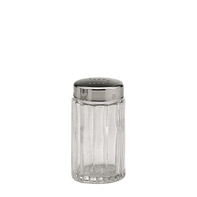 Hepp Salzstreuer, Glas und Edelstahl, Höhe: 71mm