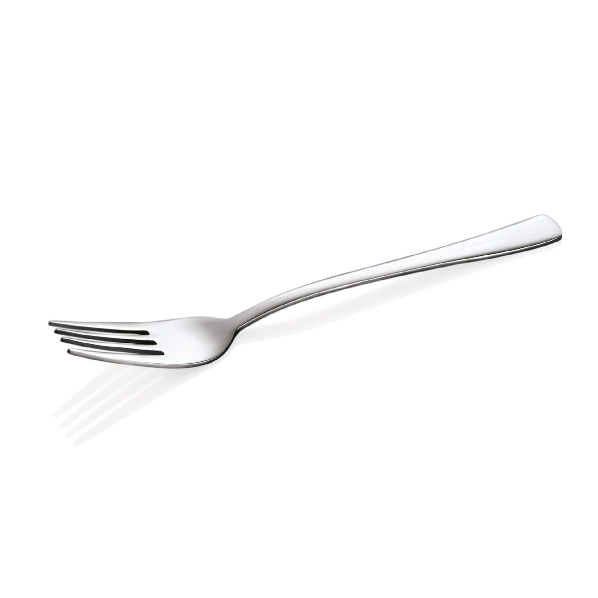 WAS Germany 12x Dessertgabel, Chromnickelstahl 18/10, Silber, Serie: HAMBURG, Länge: 18,5cm (626000)