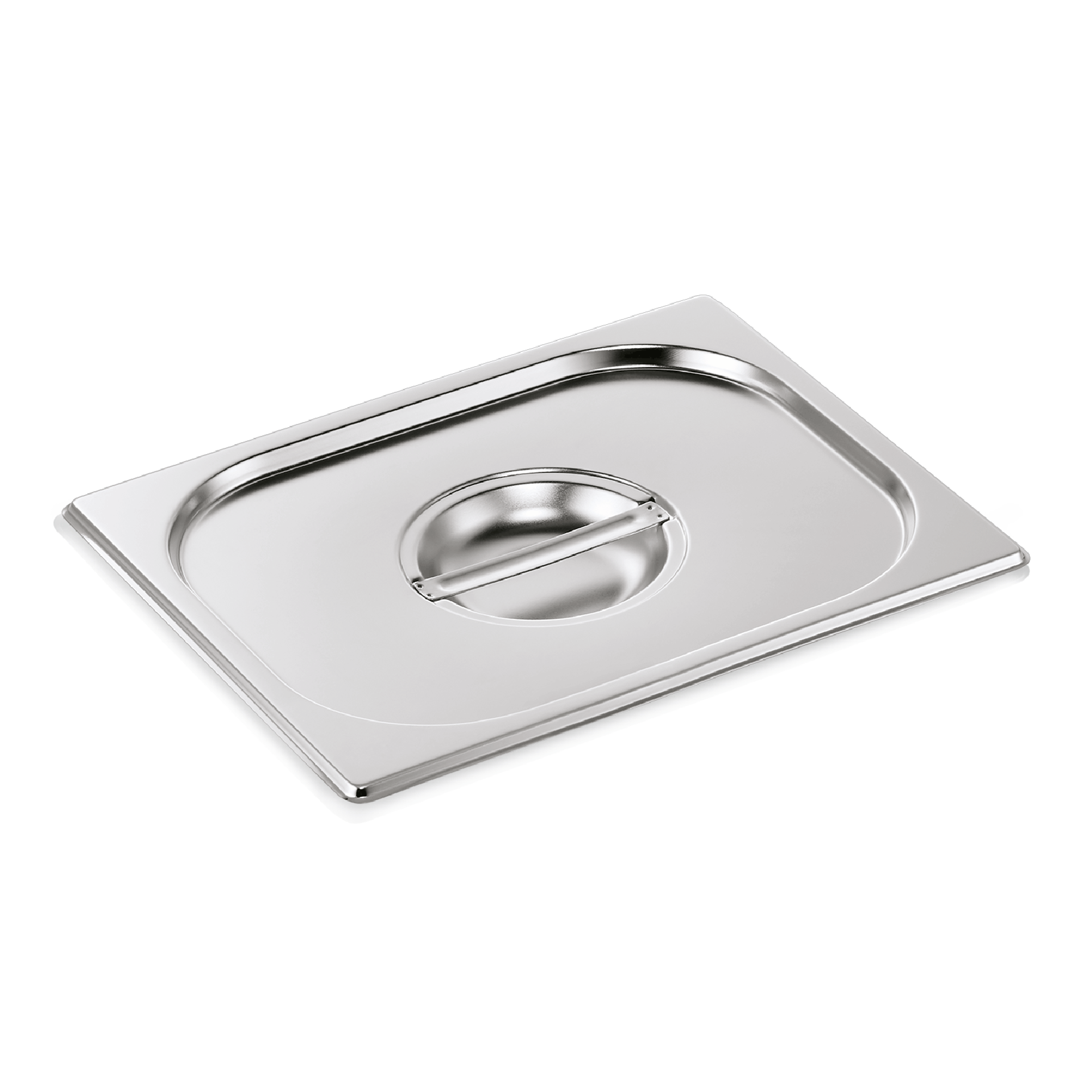WAS Germany 1x GN Deckel GN CORE 1/2, mit Löffelaussparung, Chromnickelstahl  (7012002)
