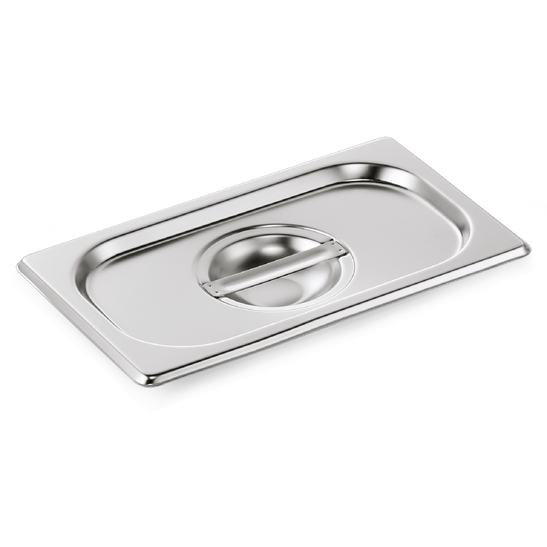 WAS Germany 1x GN Deckel GN CORE 1/4, mit Löffelaussparung, Chromnickelstahl  (7014002)