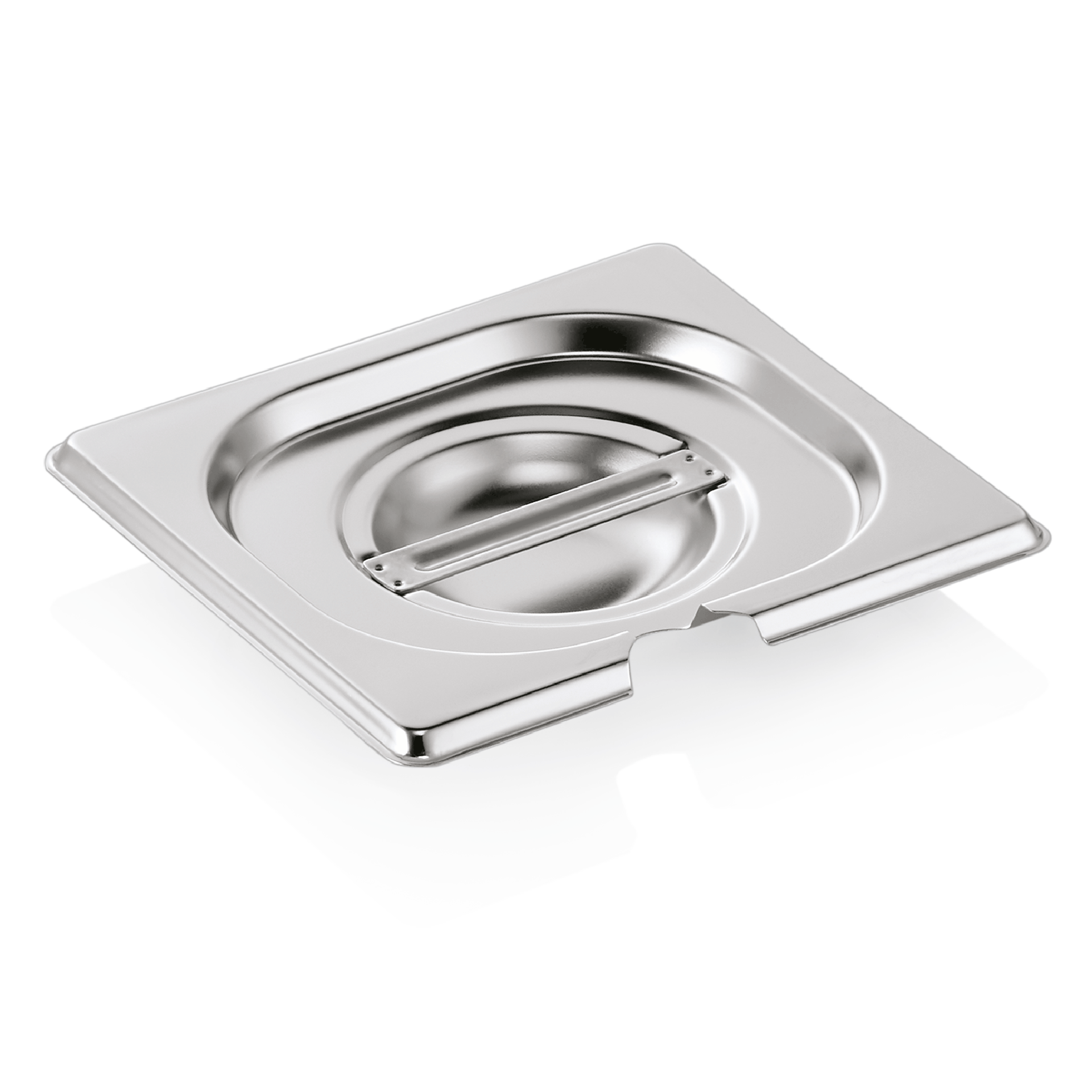 WAS Germany 1x GN Deckel GN CORE 1/6, mit Löffelaussparung, Chromnickelstahl  (7016002)