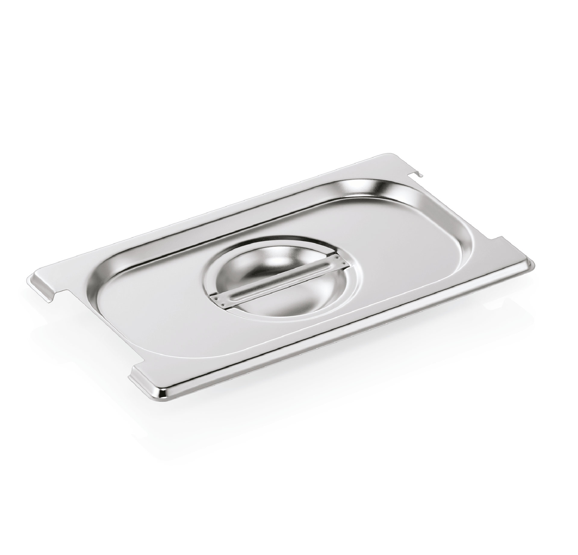 WAS Germany GN Deckel 1/4 mit Aussparung für Fallgriffe, Serie: GN73 (7314003)