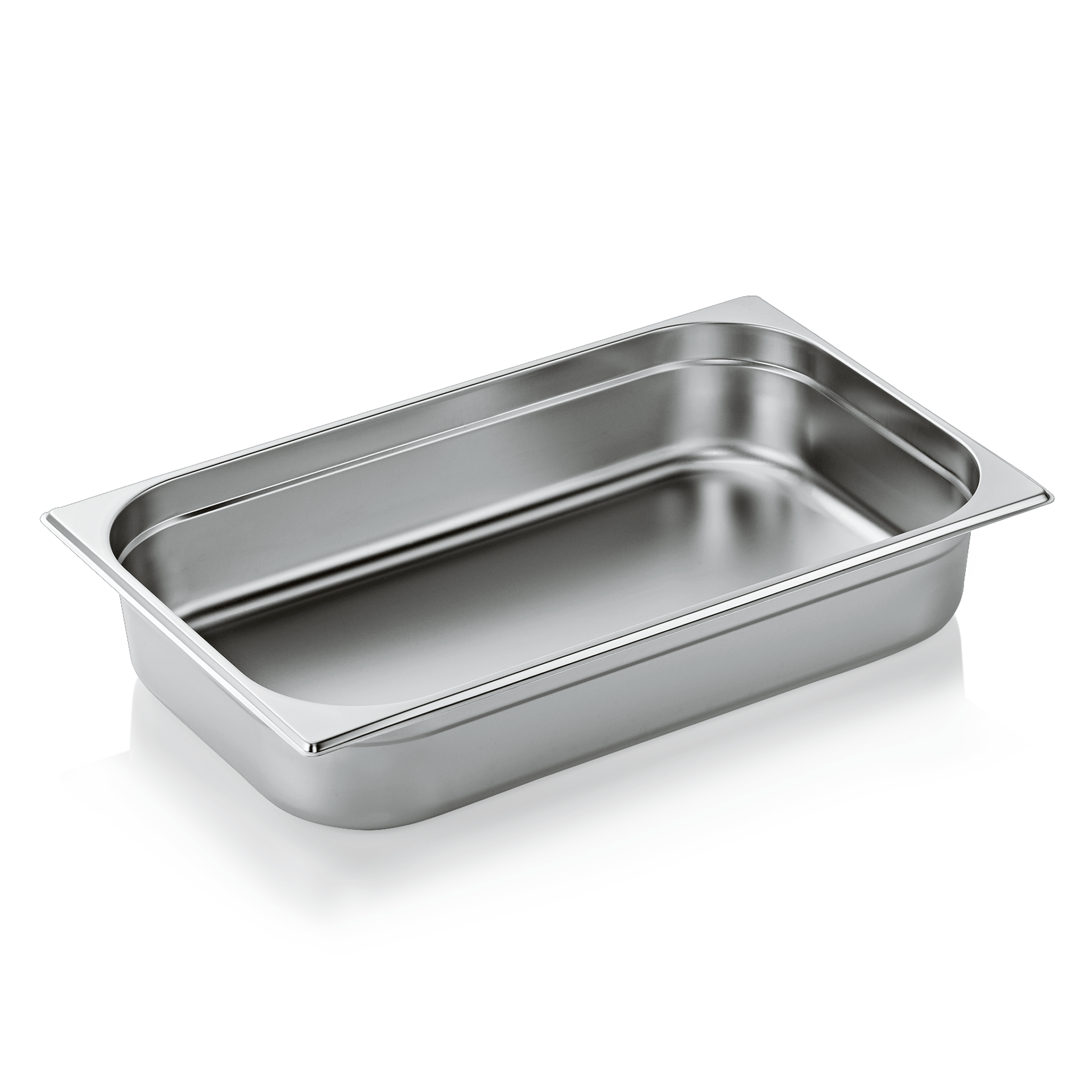 WAS Germany 6x GN Behälter (GN1/1), Chromnickelstahl, Serie: ESSENTIALS, Inhalt: 13L, Höhe: 10cm (7511100)