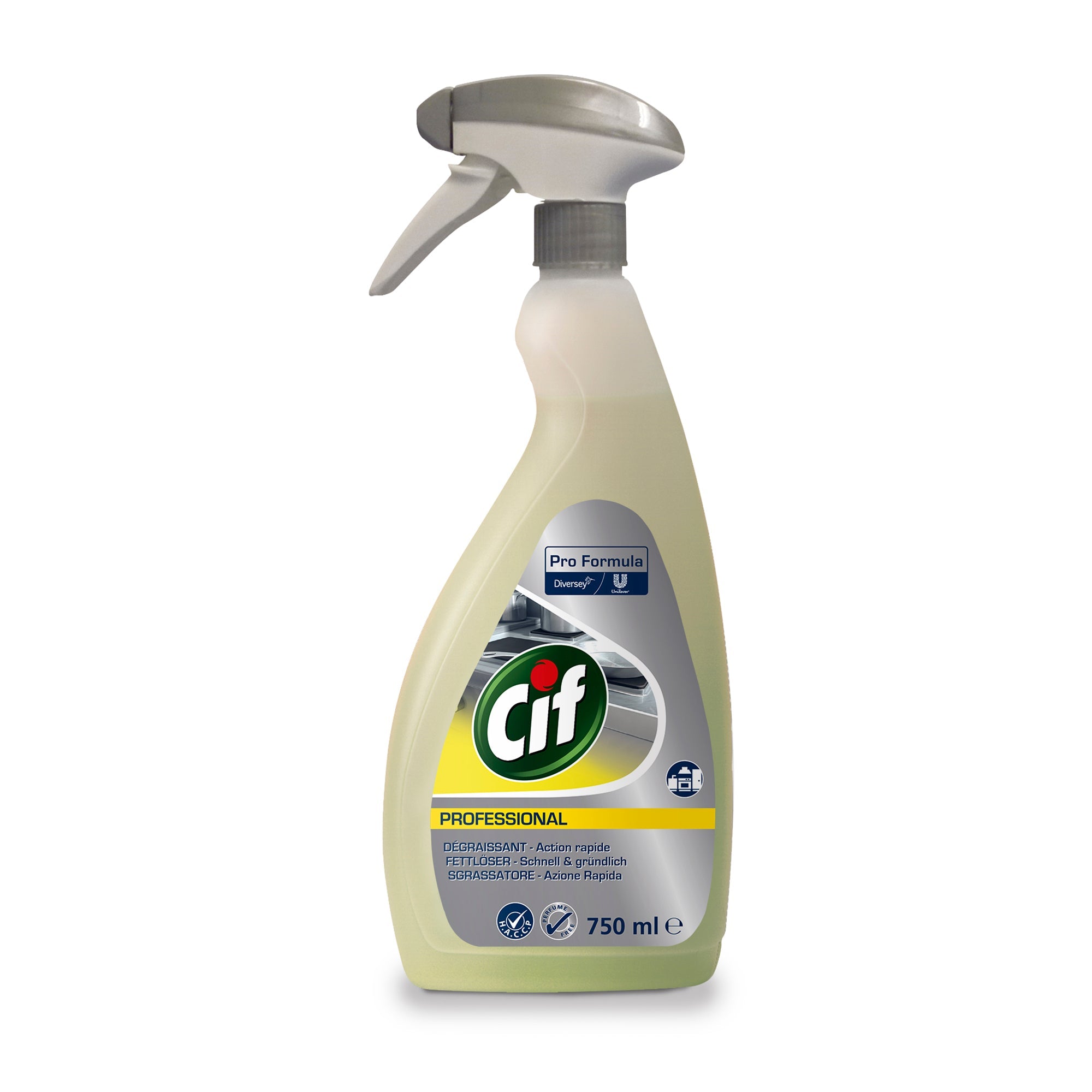 Cif Professional Fettlöser, Sprühflasche, 6x0,75 L