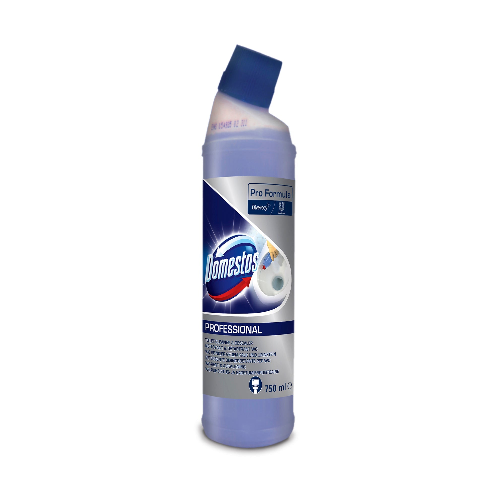 Diversey DOMESTOS Professional WC Reiniger 6 x 0.75 L Flasche