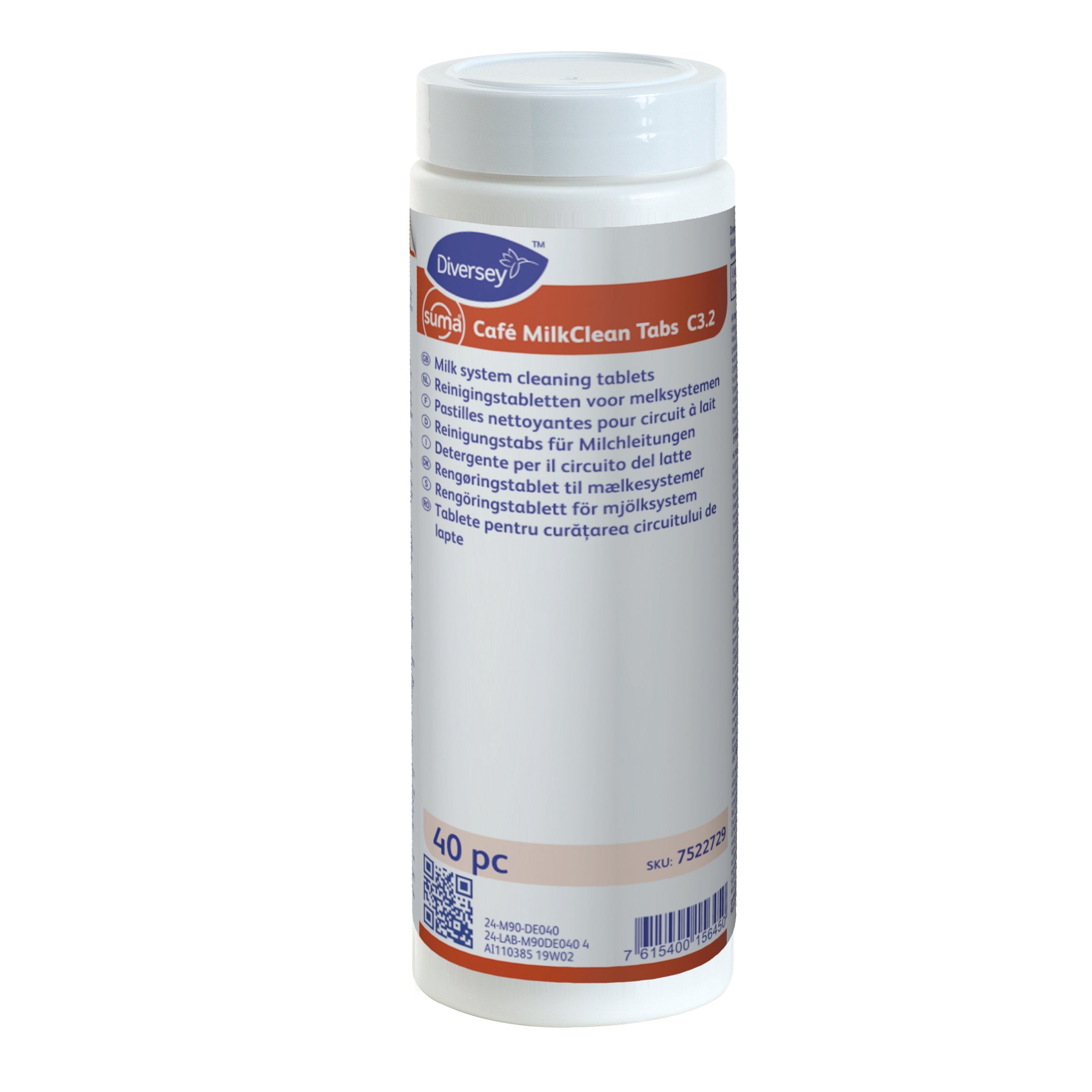 Diversey Suma Café MilkClean Tabs C3.2 2 x 40 Stk. Dose