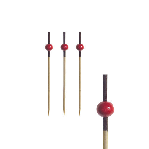 Papstar 1.500 Fingerfood - Picker 7 cm "Red Pearl", 6x 250