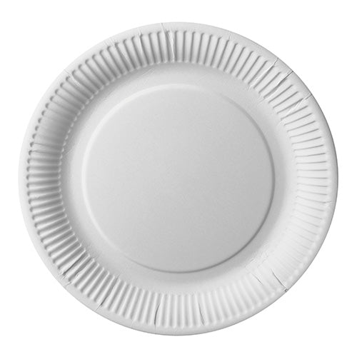 Papstar 14x 25 Teller, Pappe "pure" rund Ø 26 cm weiss extra stark