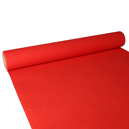 Papstar 6x Tischläufer, Tissue "ROYAL Collection" 3 m x 40 cm rot