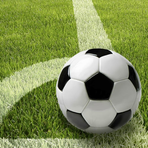 Papstar 10x 20 Servietten, 3-lagig 1/4-Falz 33 cm x 33 cm "Football"