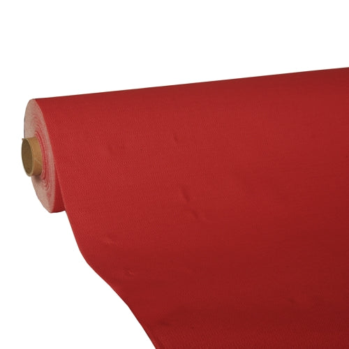 Papstar 4x Tischdecke, Tissue "ROYAL Collection" 25 m x 1,18 m rot