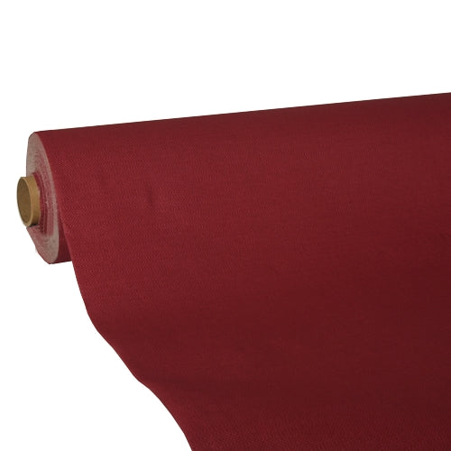 Papstar 4x Tischdecke, Tissue "ROYAL Collection" 25 m x 1,18 m bordeaux