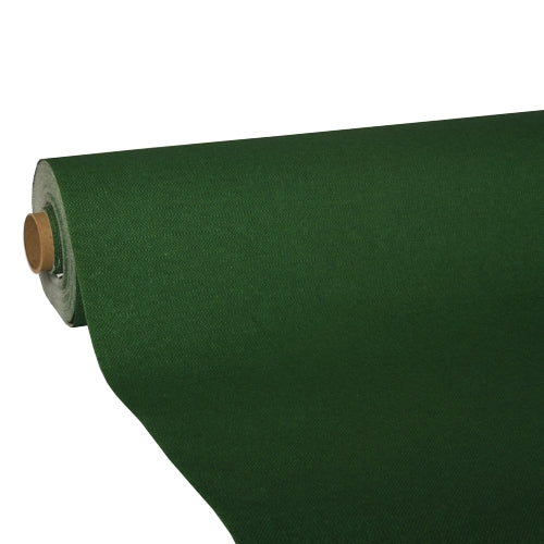 Papstar 4x Tischdecke, Tissue "ROYAL Collection" 25 m x 1,18 m dunkelgrün