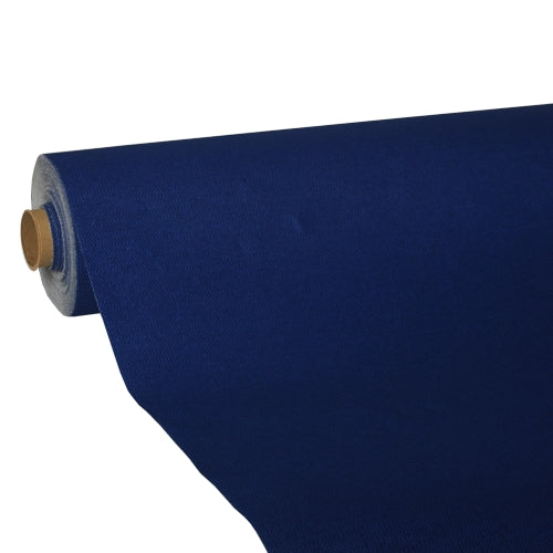 Papstar 4x Tischdecke, Tissue "ROYAL Collection" 25 m x 1,18 m dunkelblau