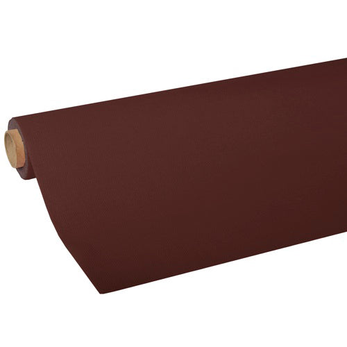 Papstar 10x Tischdecke, Tissue "ROYAL Collection" 5 m x 1,18 m braun
