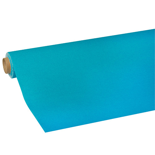Papstar 10x Tischdecke, Tissue "ROYAL Collection" 5 m x 1,18 m türkis