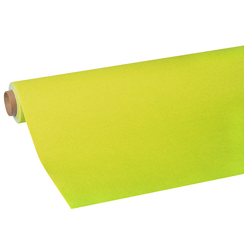 Papstar 10x Tischdecke, Tissue "ROYAL Collection" 5 m x 1,18 m limonengrün