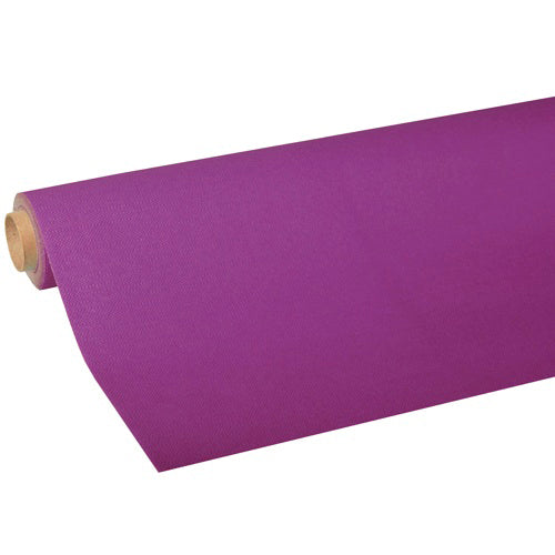 Papstar 10x Tischdecke, Tissue "ROYAL Collection" 5 m x 1,18 m lila