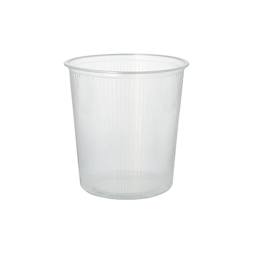 Papstar 10x 100 Verpackungsbecher, PP rund 500 ml Ø 10,1 cm · 10,3 cm transparent