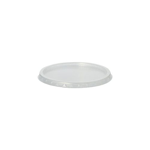 Papstar 10x 100 Deckel für Verpackungsbecher, PP rund Ø 10,1 cm · 0,8 cm transparent
