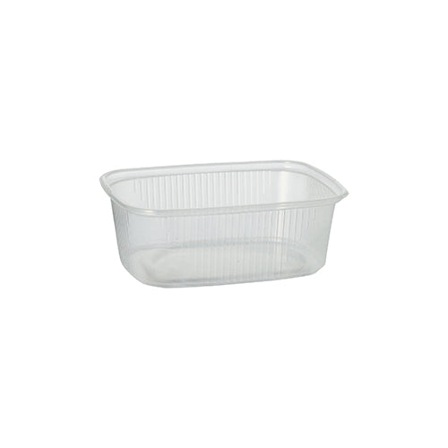 Papstar 1000 Verpackungsbecher, PP, Transparent, Eckig, Inhalt: 200ml, 3,9x8,1x10,8cm