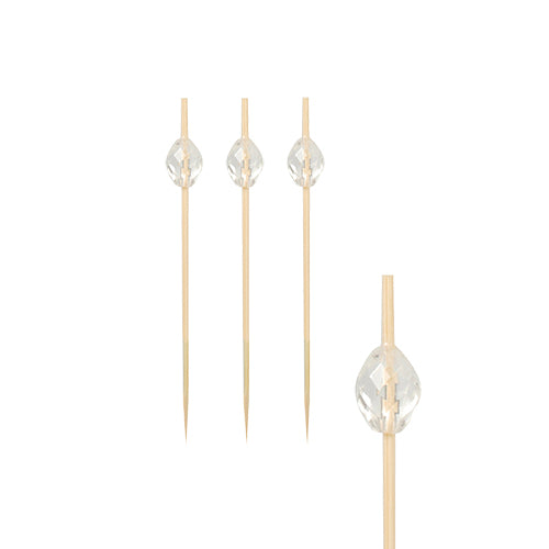 Papstar 8x 100 Fingerfood - Picker 9 cm "Diamond"