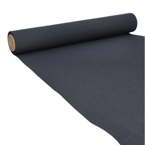 Papstar 6x Tischläufer, Tissue "ROYAL Collection" 5 m x 40 cm schwarz