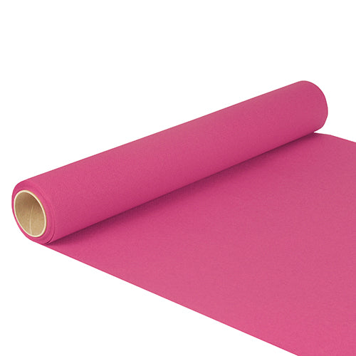 Papstar 6x Tischläufer, Tissue "ROYAL Collection" 5 m x 40 cm fuchsia