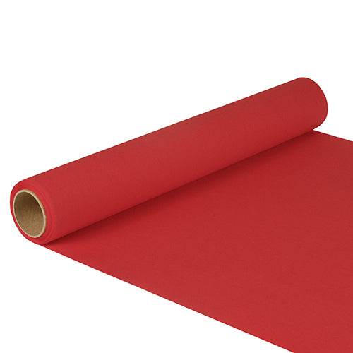 Papstar 6x Tischläufer, Tissue "ROYAL Collection" 5 m x 40 cm rot