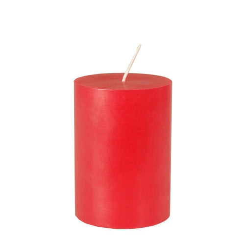 Papstar 12x Stumpenkerze Ø 70 mm · 100 mm rot aus 100% Stearin, durchgefärbt