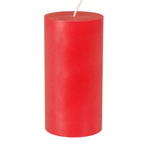 Papstar 12x Stumpenkerze Ø 70 mm · 150 mm rot aus 100% Stearin, durchgefärbt