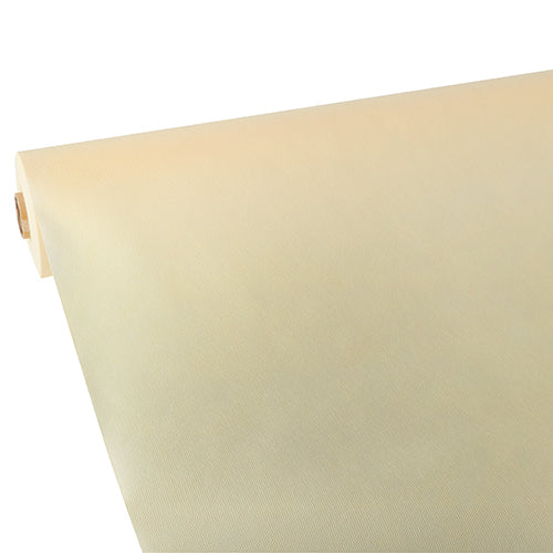 Papstar 4x Tischdecke, stoffähnlich, Vlies "soft selection" 25 m x 1,18 m creme