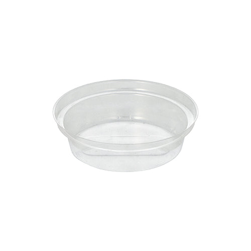 Papstar 20x 50 Einsätze, PET "Hurricane" rund Ø 9 cm · 2,2 cm glasklar