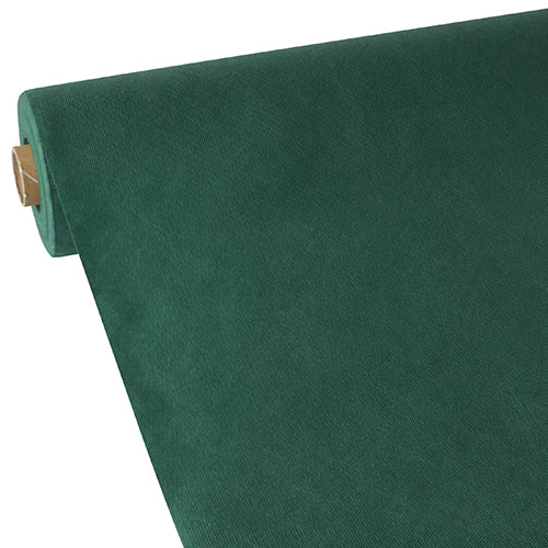 Papstar 3x Tischdecke, stoffähnlich, Vlies "soft selection" 40 m x 1,18 m dunkelgrün